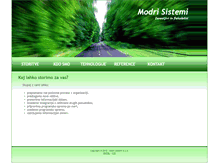 Tablet Screenshot of modri-sistemi.com